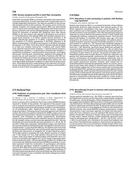 PDF Prediction Of Postoperative Pain After Mandibular Third Molar Surgery