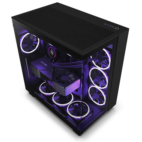 Customer Reviews NZXT H9 Flow ATX Mid Tower Case With Dual Chamber