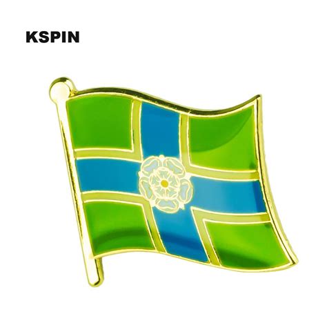 2021 YORKSHIRE Flag Lapel Pin Flag Badge Lapel Pins Badges Brooch ...