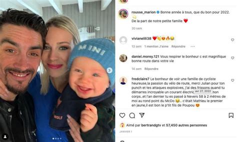 Marion Rousse Et Julian Alaphilippe Aux Anges Leur Fils Nino A Bien