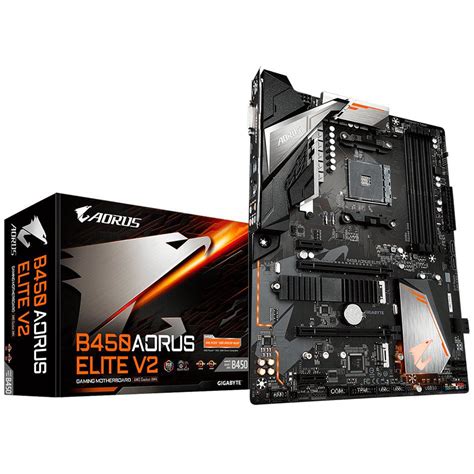 Placa Mãe Gigabyte B450 Aorus Elite V2 Ddr4 Am4 Atx Gk Infostore Grandes Gamers Merecem