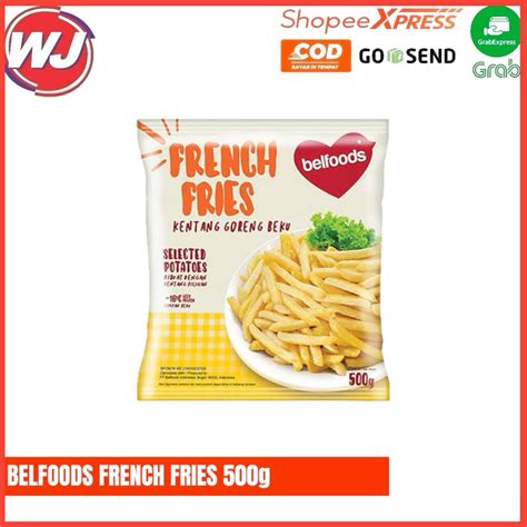 Jual Belfoods French Fries 500g Shopee Indonesia