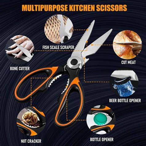 Multi Function Heavy Duty Kitchen Scissors Exeton Inc Ltd