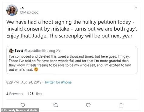 Man And His Wife File For Annulment After Revealing They Are Both Gay Daily Mail Online