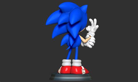 3d File Classic Sonic The Hedgehog 🦔 ・3d Printing Design To Download・cults