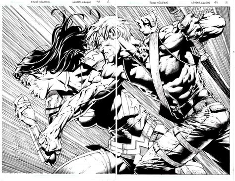 Wonder Woman Issue Dps Title Pages By David Finch And