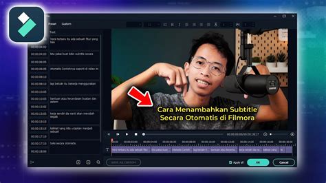 Cara Menambahkan Subtitle Secara Otomatis Di Video Kita Filmora