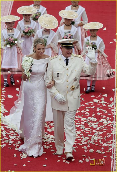 Prince Albert Princess Charlene Monaco Royal Wedding Photo