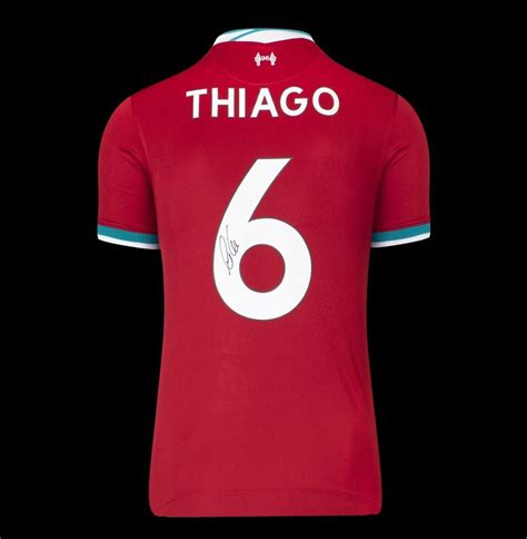 Thiago Alcantara Official Uefa Champions League Signed Liverpool 2020