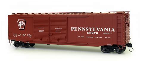 Prr Crane Car Usa Trains R19314b Prr 50 Ft Steel Box Car Ultimate