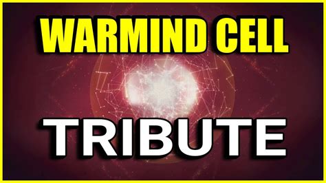 Warmind Cell Tribute Destiny 2 Movie YouTube