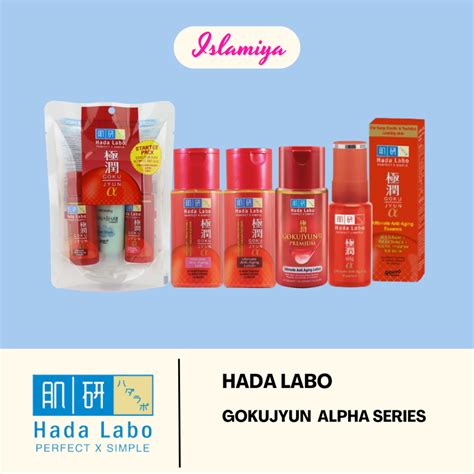 Jual Hada Labo Gokujyun Alpha Ultimate Anti Aging Milk Lotion Toner