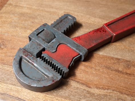 Pipe Wrench Foam Prop From Bioshock — Modulus Props