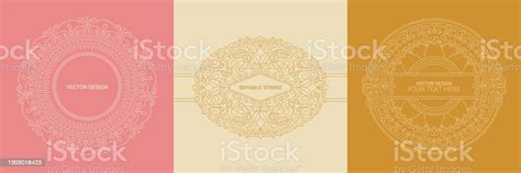 Set Of Vintage Labels Vector Layered Stock Illustration Download
