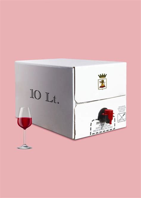 Bag In Box 10 Lt Lambrusco Rosso Cantina Viadana