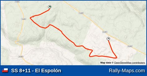 Ss El Espol N Stage Map Rally De Uble Chill N Chill N