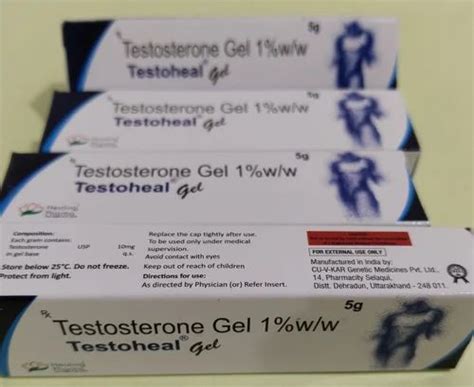 Testoheal Testosterone Gel Packaging Type Tube At Rs Pack In