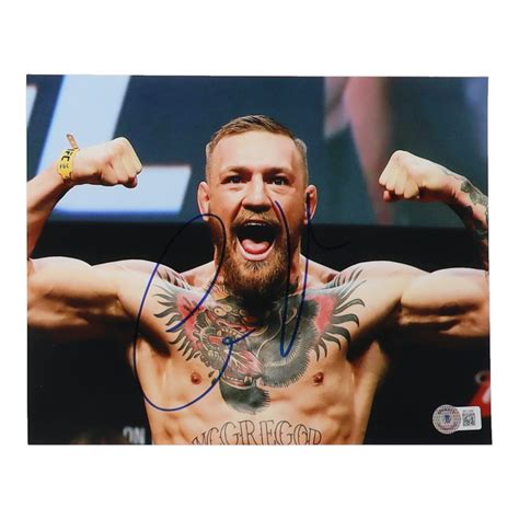 Conor Mcgregor Signed Ufc 8x10 Photo Beckett Pristine Auction