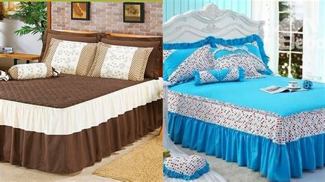 Classically Frilly Designer Bed Sheets Bedspread Pillow Design Ideas