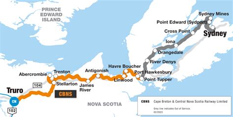 Cape Breton Central Nova Scotia Railway A Genesee Wyoming Company