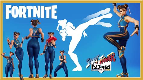 Fortnite Dances And Emotes Com A Chun Li Youtube