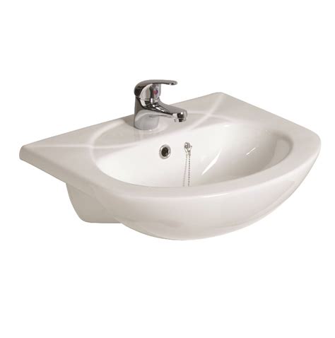 Strata Semi Recessed 55cm Basin 1th