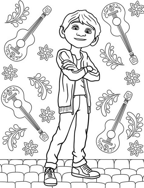 Coloriage Coco Disney Gratuit Imprimer