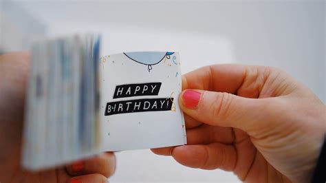 Happy Birthday Animated Flipbook Etsy