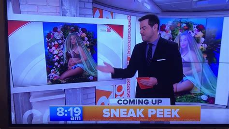 Nbc Today Hoda Kotb Tells Carson Daly Jack That Up While Beyoncé Pregnancy Picture Is On