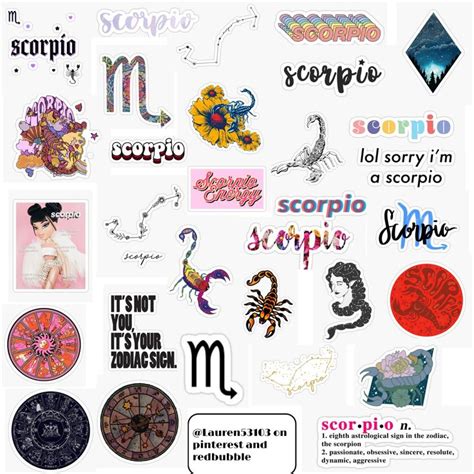 Scorpio Stickers In Stickers Packs Case Stickers Scorpio