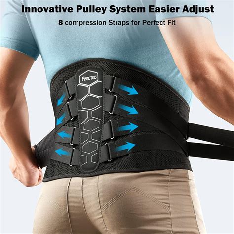 Freetoo Back Brace For Lower Back Pain Relief With Ubuy India