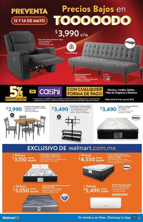 Folleto Walmart Preventa Hot Sale Al De Mayo