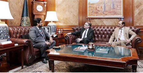 Governor Of Sindh Kamran Tessori Meeting With The President Of The