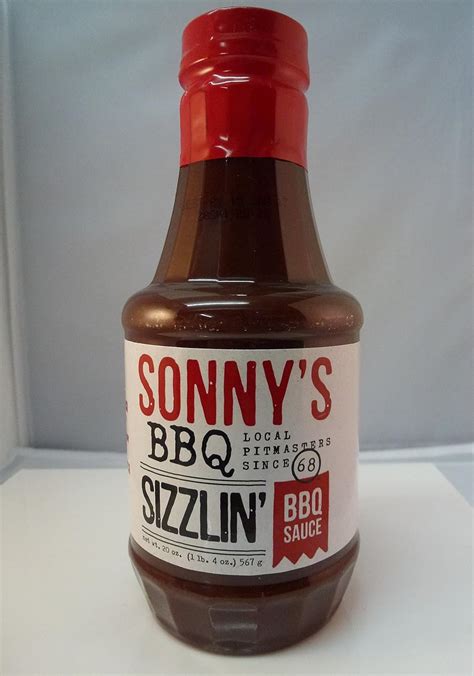 Sonnys Real Pit Bar B Q Authentic Sizzlin Bbq Sauce 2 20 Oz Bottles Barbecue