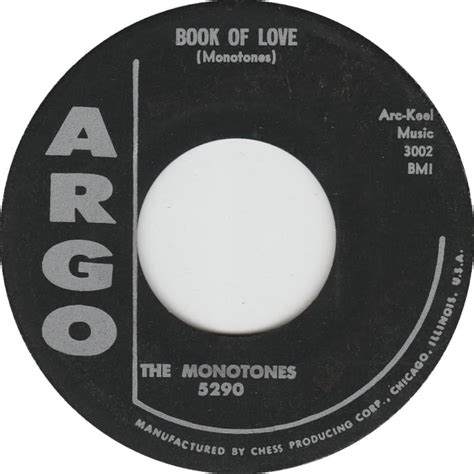 The Monotones – Who Wrote the Book of Love Lyrics | Genius Lyrics