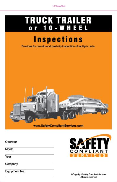 Form 404n Flatbed Boom Truck Inspection Safety Compliant Services