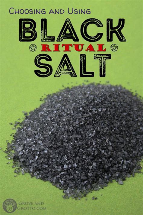 Choosing And Using Black Ritual Salt Ritual Black Salt Recipe