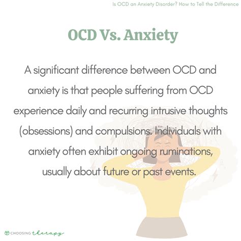 Ocd Vs Anxiety How To Tell The Difference