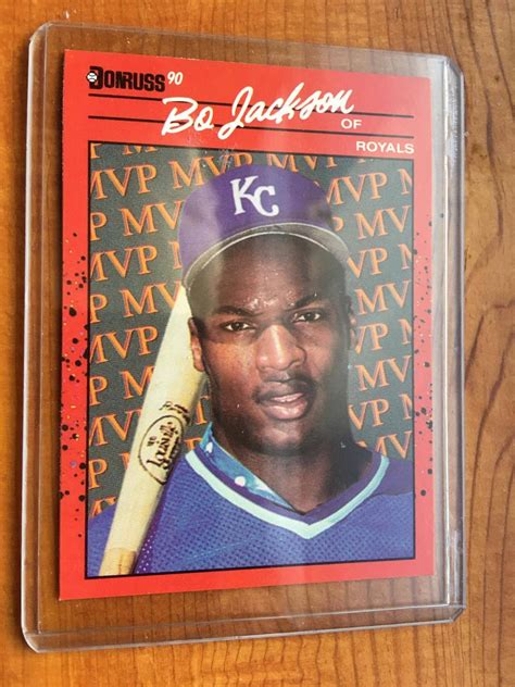 Bo Jackson BC 1 Error Card 1990 Donruss Baseball Etsy