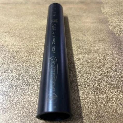 PPECISION 25mm Black PVC Conduit Pipe For Electrical Fittings Type