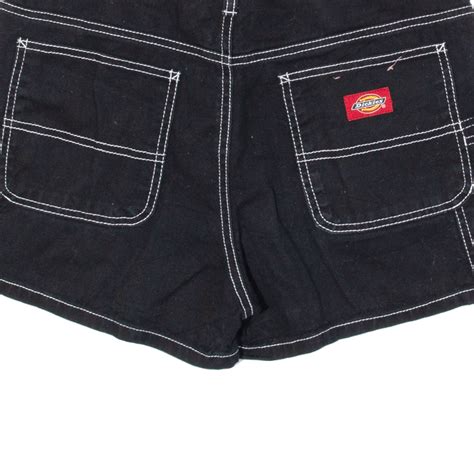 Dickies Carpenter Womens Denim Shorts Black Xs W Ebay