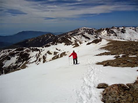 Toposierra AscensiÓn Al Veleta 3396 M Hoya Del Portillo Veleta