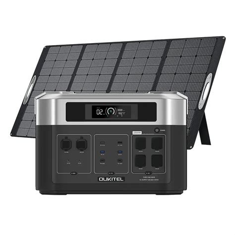 Centrale Lectrique Portable Oukitel Bp W Kit Panneau Solaire