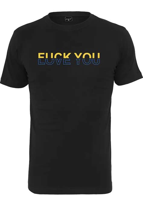 MisterTee T Shirt MisterTee Herren Fuck Love Tee BAUR