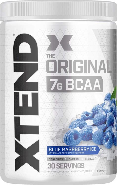 Amazon Xtend Original Bcaa Powder Blue Raspberry Ice Sugar Free