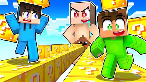 BOBO vs WYŚCIG LUCKY BLOCK w Minecraft BoboMinecraft Max Ato