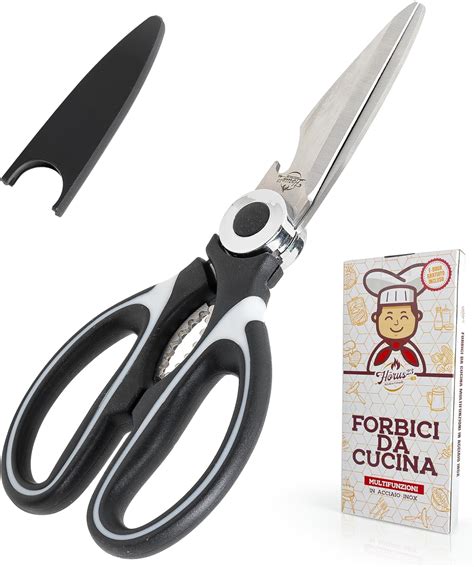 Horus23 Forbici Da Cucina Professionali Multiuso In Acciaio Inox Con