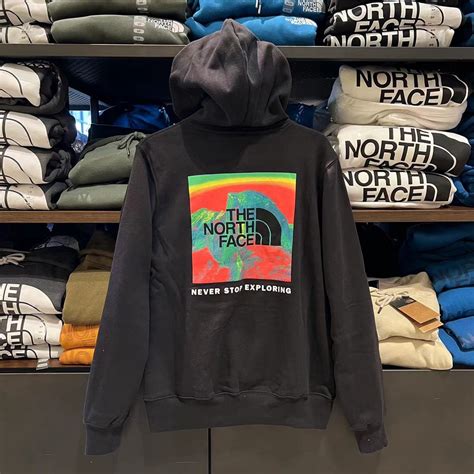 The North Face A Norte Impress O Do Padr O Preto Prata Estojo De