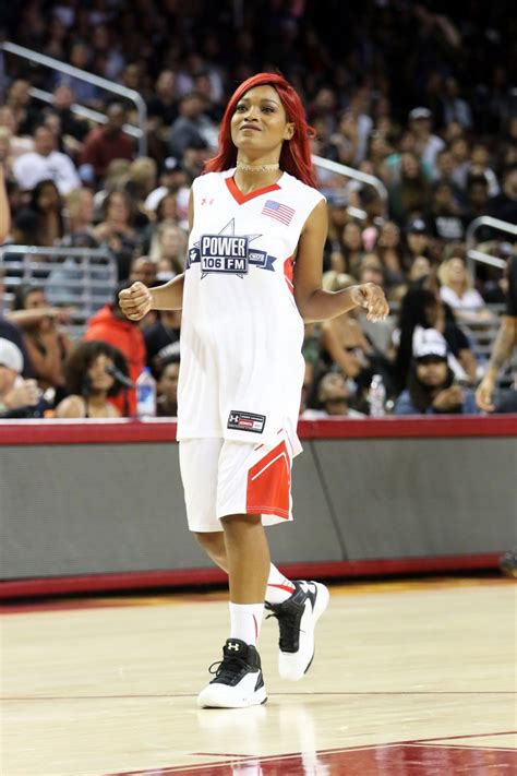 Keke Palmer At Power 106 Basketball Game In Los Angeles 09112016