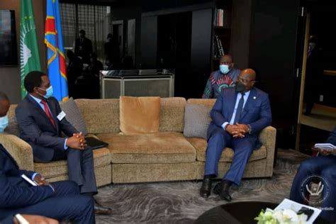 Ins Curit L Est De La Rdc F Lix Tshisekedi S Est Entretenu Avec